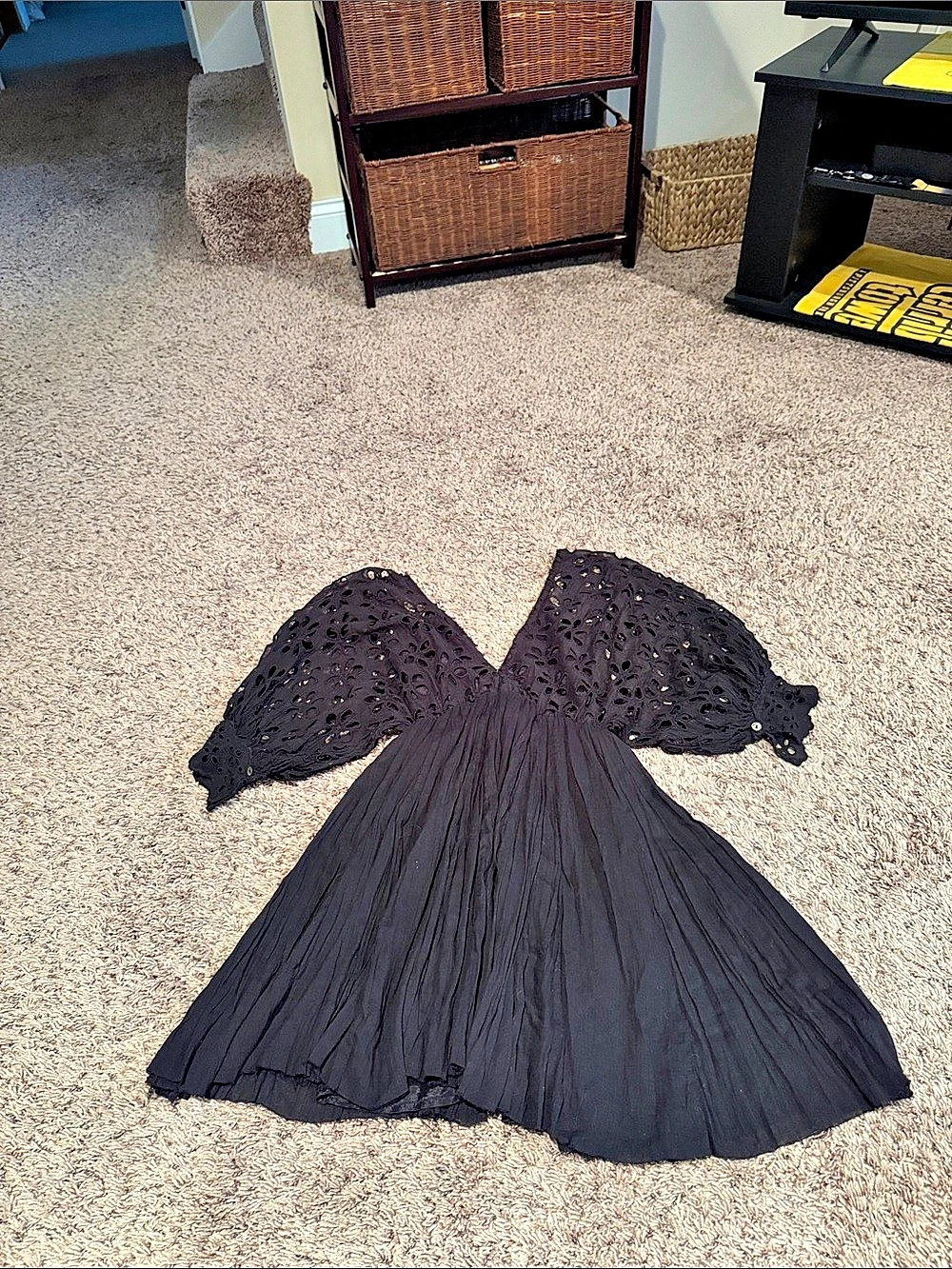 Free People FP One Lottie Mini Dress Black Maxi Dress